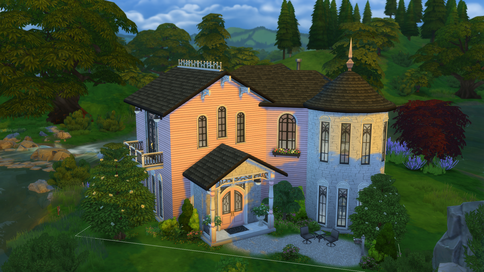 Elegant Pink Cottage 